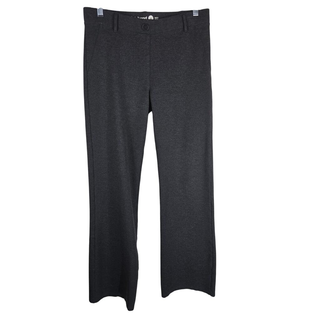 Betabrand Gray Business Work Comfortable Straight Leg Women's Pants M